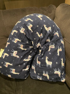 Flannel Pillowcase -  llama llama